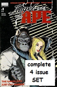 ANGEL AND THE APE #1 through #4 SET (2001-2002) (Chaykin, Tishman & Bond) (1) Fashion