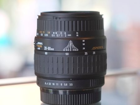 Sigma 28-80mm f3.5-5.6 II AF Macro for Pentax K For Sale