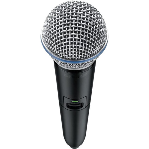 Shure GLXD24+ Dual-Band Wireless Vocal System with BETA 58A Microphone | Z3: 2.4, 5.8 GHz on Sale