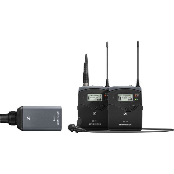 Sennheiser EW 100 ENG G4 Camera-Mount Wireless Combo Microphone System | A: 516 to 558 MHz Supply