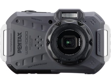 Pentax WG-1000 Digital Camera | Gray For Cheap