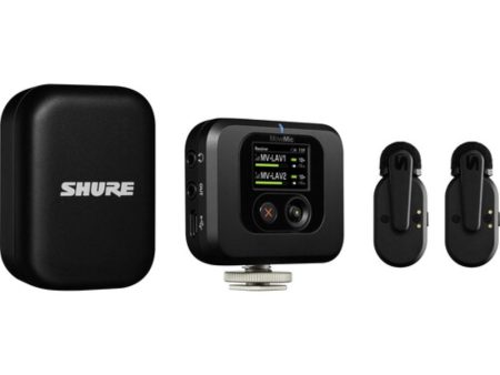 Shure MoveMic Two Receiver Kit 2-Person Clip-On Wireless Microphone System for Mobile Devices and Cameras Sale