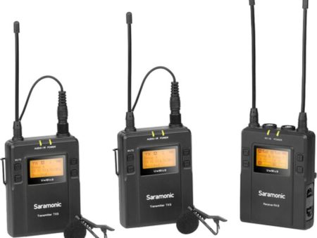 Saramonic UwMic9 2-Person Camera-Mount Wireless Omni Lavalier Microphone System | 514 to 596 MHz For Sale