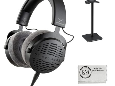 Beyerdynamic DT 900 PRO X Open-Back Studio Headphones Bundle with Headphones Stand + Microfiber Cleaning Cloth (3 Items) Online Hot Sale