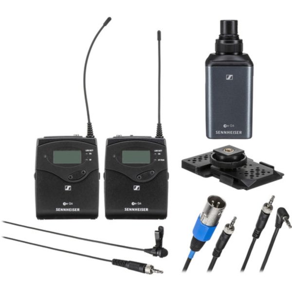 Sennheiser EW 100 ENG G4 Camera-Mount Wireless Combo Microphone System | A: 516 to 558 MHz Supply